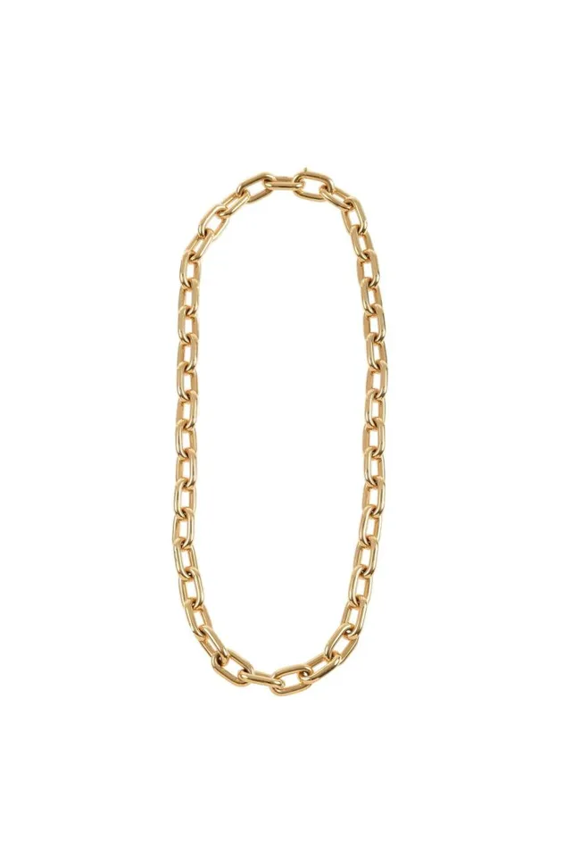 Women Necklaces Gabriela Hearst Medium Chain Neckless In Gold 18K