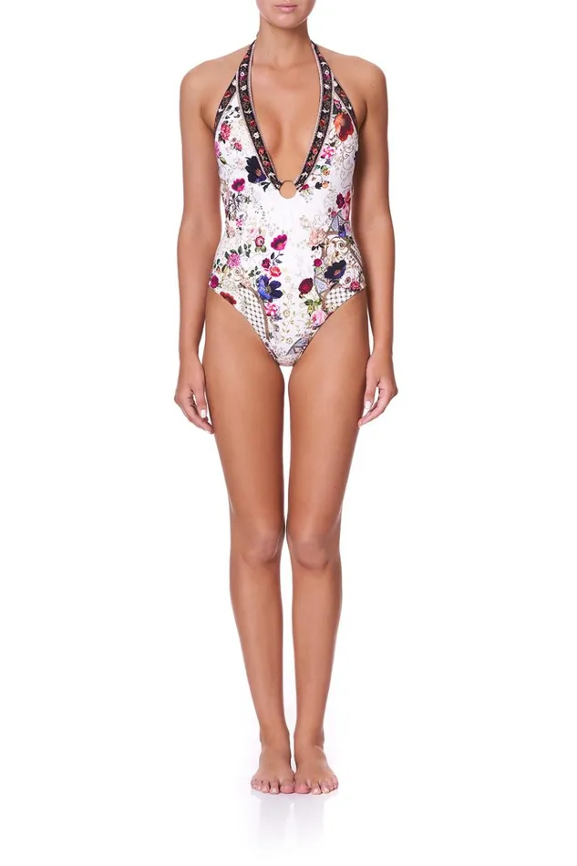 Women One Pieces Camilla Ring Detail Plunge V One Piece Fairy Godmother