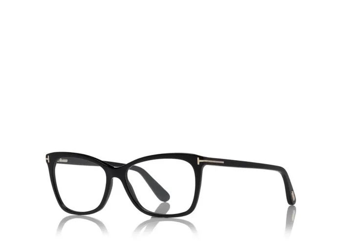 Women OPTICAL Tom Ford Thin Butterfly Optical Frame Black Women OPTICAL Tom Ford Thin Butterfly Optical Frame Black