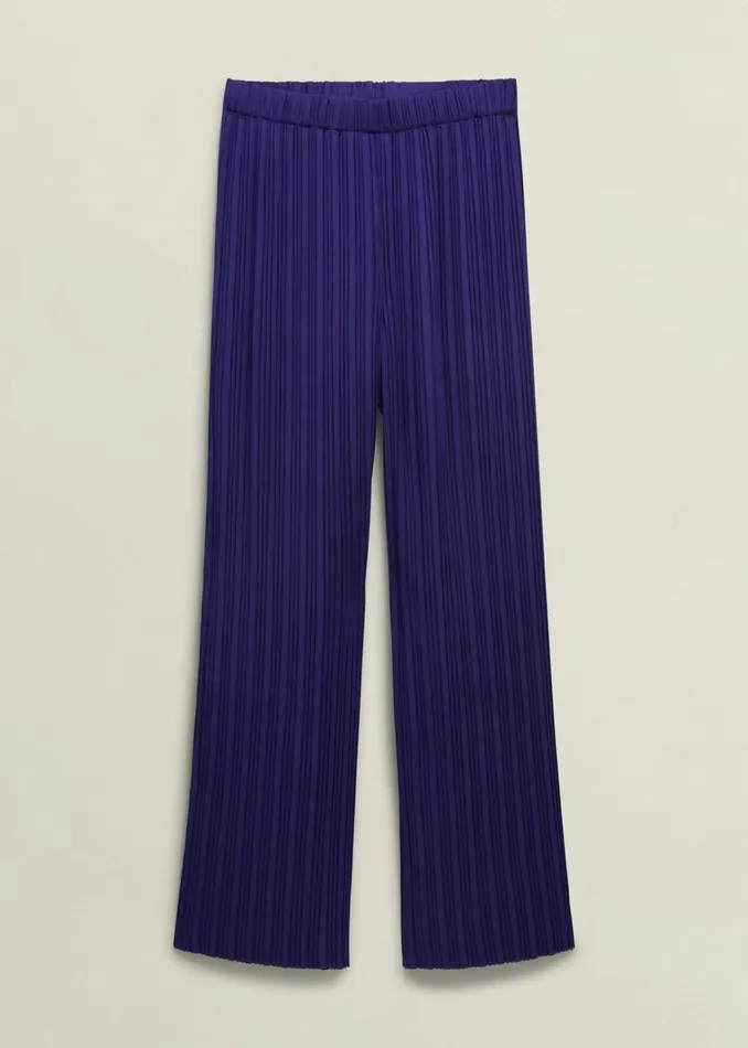 Women Orla Pleated Trousers Rich Blue Hobbs Trousers