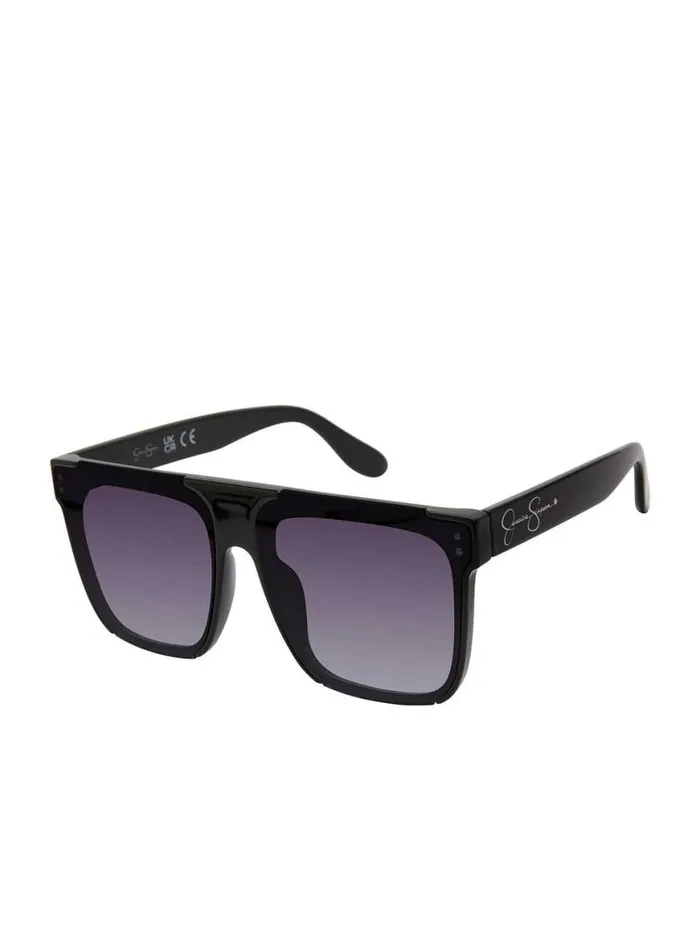 Women Oversized Square Sunglasses In Black Jessica Simpson Sunglasses