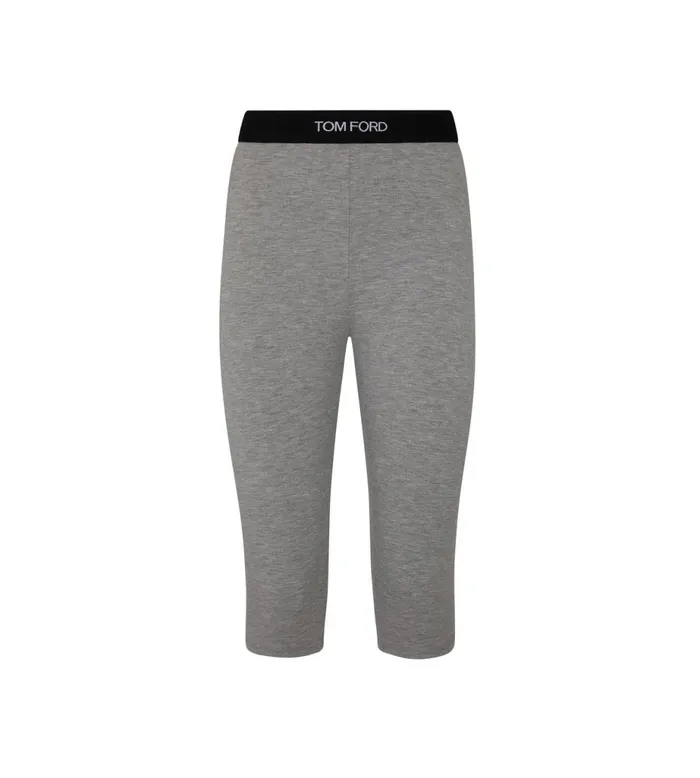Women Pants and Shorts Tom Ford Modal Yoga Pant Grey Melange