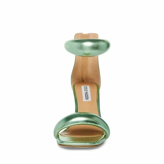 Women PARTAY GREEN METALLIC Green Metallic Steve Madden Heels Women PARTAY GREEN METALLIC Green Metallic Steve Madden Heels