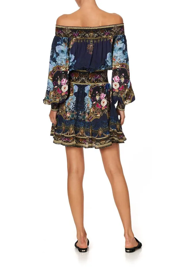 Women Party Dresses Camilla Off Shoulder Short Dress Fields Of Treasure