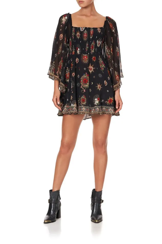 Women Party Dresses Camilla Shirred Bodice Mini Dress Montagues Capulet