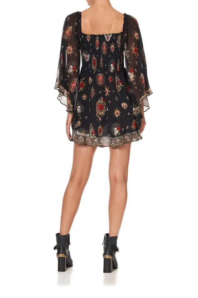 Women Party Dresses Camilla Shirred Bodice Mini Dress Montagues Capulet