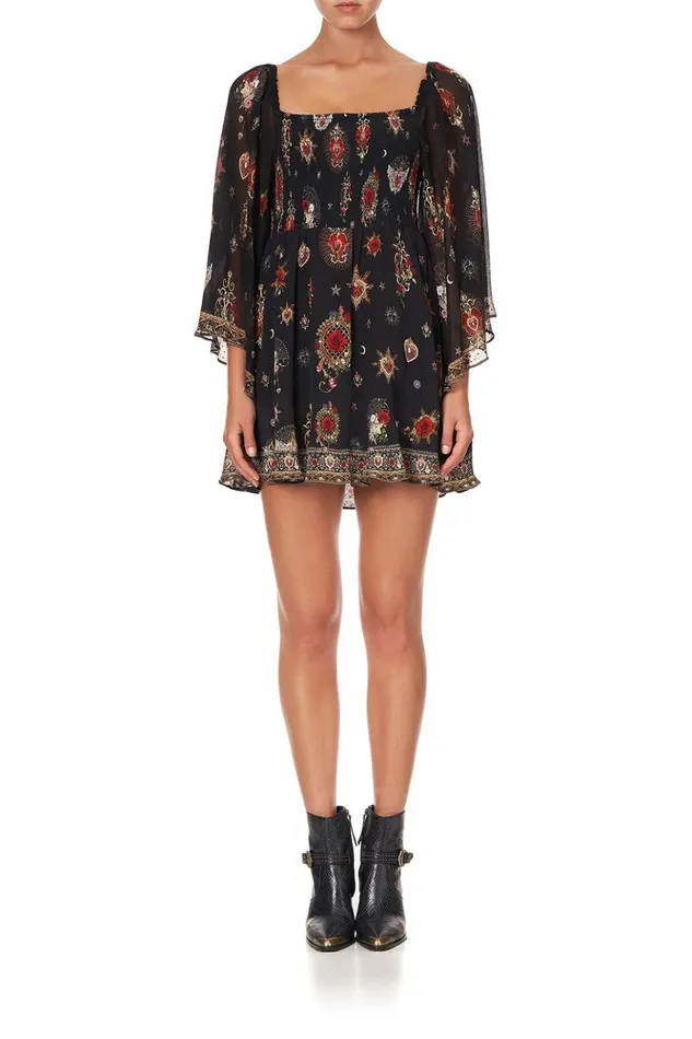 Women Party Dresses Camilla Shirred Bodice Mini Dress Montagues Capulet
