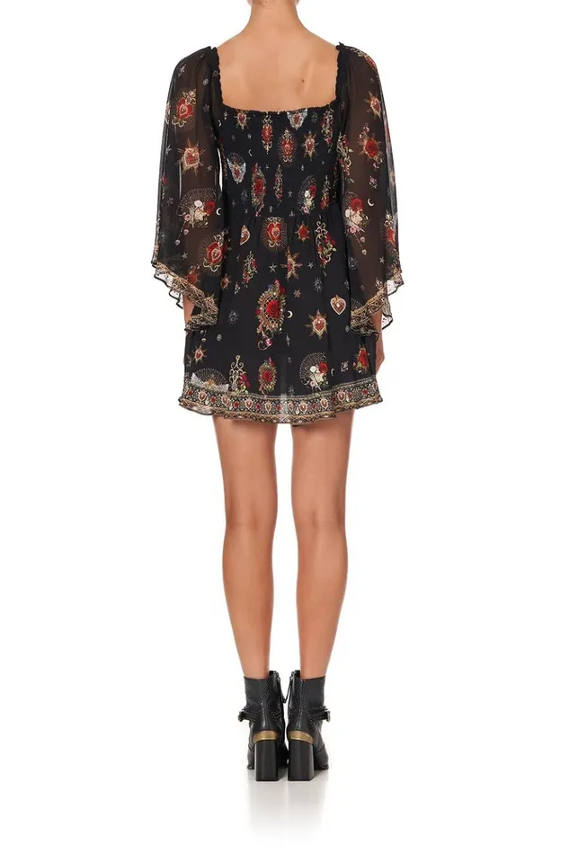Women Party Dresses Camilla Shirred Bodice Mini Dress Montagues Capulet