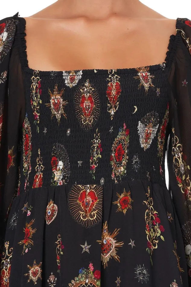 Women Party Dresses Camilla Shirred Bodice Mini Dress Montagues Capulet