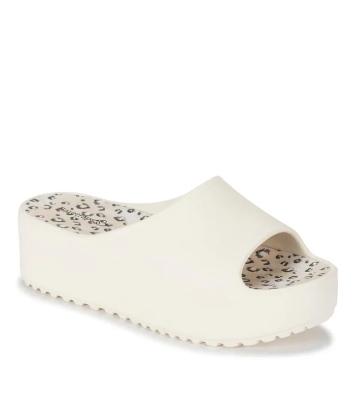 Women Parvati Platform Sandal Light Cream Baretraps Slides and Slip On Sandals