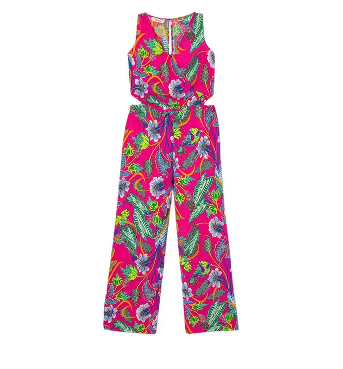 Women Patterned Jumpsuit 8211 Pink Print Promod Jumpsuits And Playsuits Women Patterned Jumpsuit 8211 Pink Print Promod Jumpsuits And Playsuits