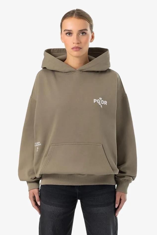 Women Pegador Hoodies Ailis Oversized Hoodie Washed Desert Taupe Women Pegador Hoodies Ailis Oversized Hoodie Washed Desert Taupe