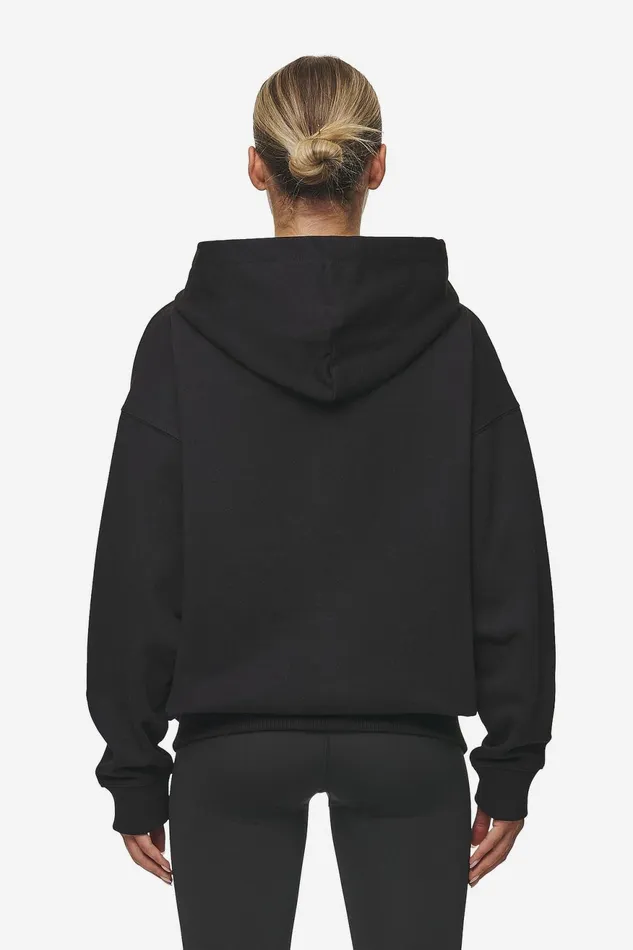 Women Pegador Hoodies Clarita Oversized Sweat Jacket Black White Gum Women Pegador Hoodies Clarita Oversized Sweat Jacket Black White Gum