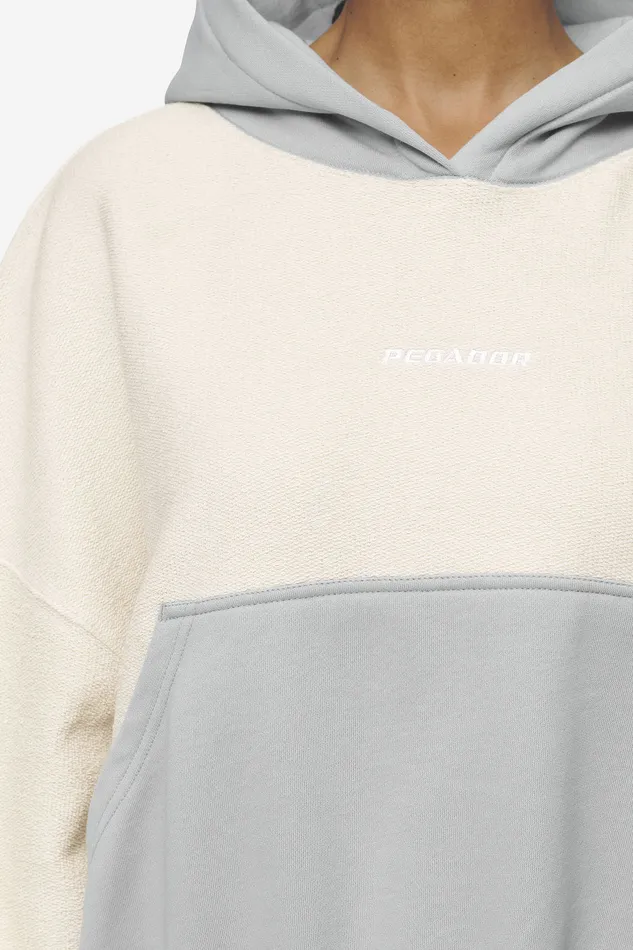 Women Pegador Hoodies Estela InsideOut Oversized Hoodie Coast Sand Sky Grey Women Pegador Hoodies Estela InsideOut Oversized Hoodie Coast Sand Sky Grey