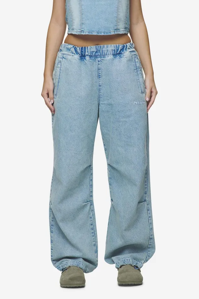 Women Pegador Jeans Soria Loose Fit Jeans Washed Pale Blue