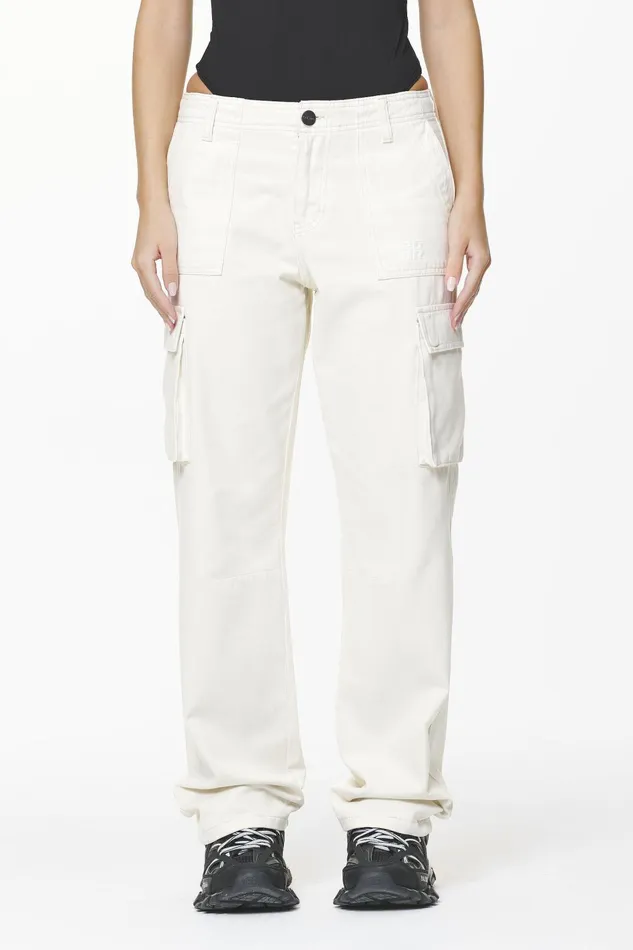 Women Pegador Pants Bodo Wide Cargo Pants Salty Cream Women Pegador Pants Bodo Wide Cargo Pants Salty Cream