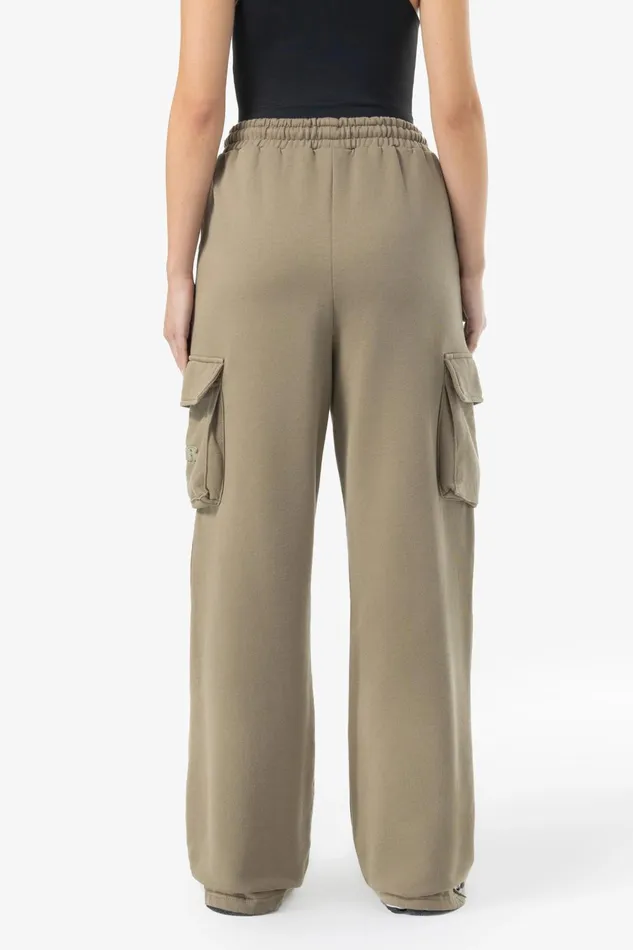 Women Pegador Pants Namy Cargo Sweat Pants Washed Desert Taupe Women Pegador Pants Namy Cargo Sweat Pants Washed Desert Taupe
