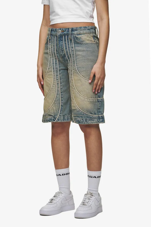 Women Pegador Shorts Treasure Jorts Vintage Blue