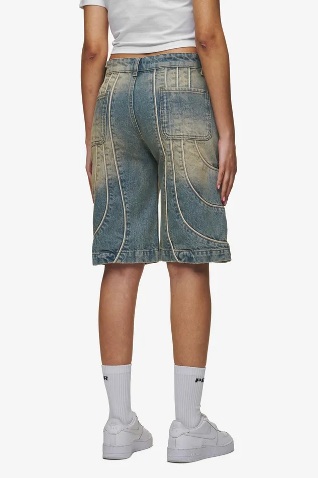 Women Pegador Shorts Treasure Jorts Vintage Blue Women Pegador Shorts Treasure Jorts Vintage Blue
