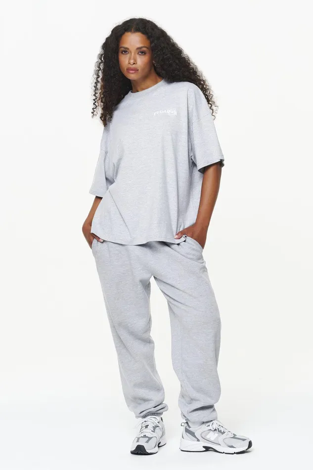 Women Pegador Tees Pall Heavy Oversized Tee Grey Melange Women Pegador Tees Pall Heavy Oversized Tee Grey Melange
