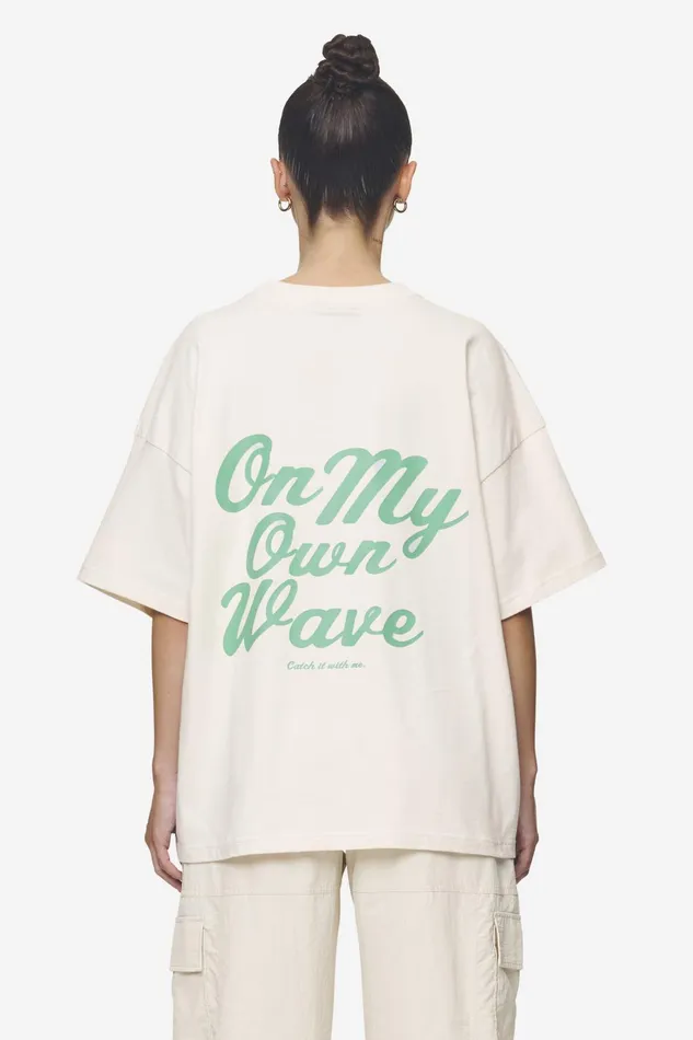 Women Pegador Tees Yebra Heavy Oversized Tee Washed Coast Sand