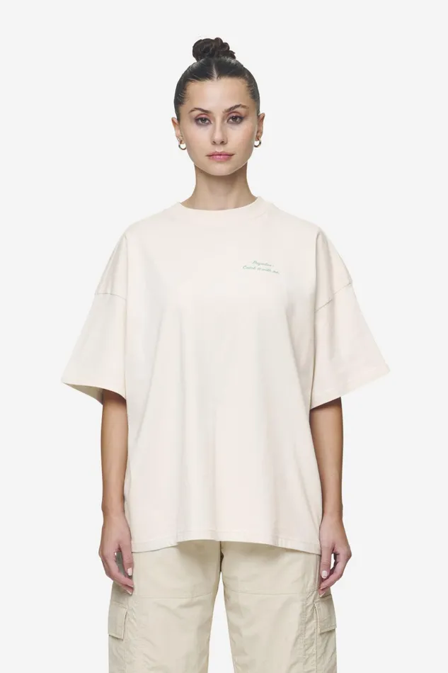 Women Pegador Tees Yebra Heavy Oversized Tee Washed Coast Sand Women Pegador Tees Yebra Heavy Oversized Tee Washed Coast Sand
