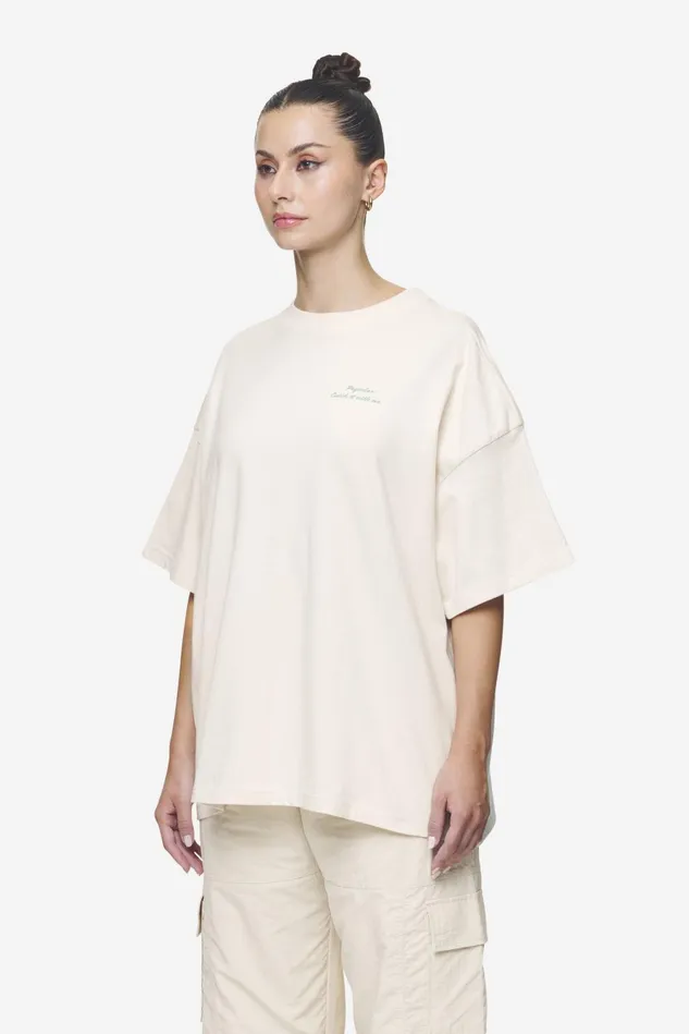 Women Pegador Tees Yebra Heavy Oversized Tee Washed Coast Sand Women Pegador Tees Yebra Heavy Oversized Tee Washed Coast Sand