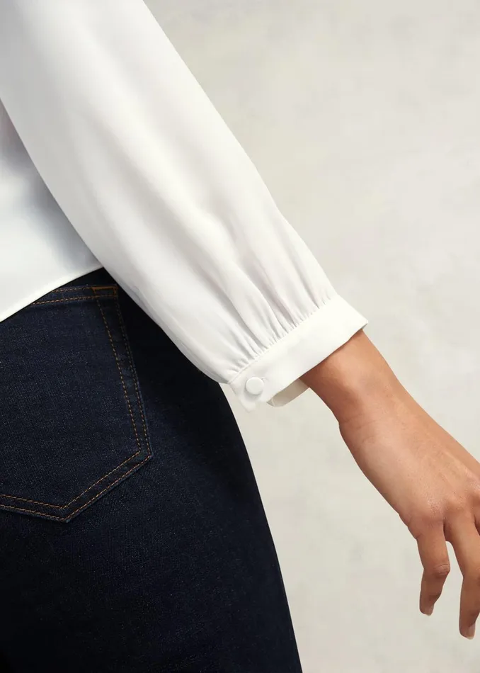 Women Peony Blouse Ivory Hobbs Tops