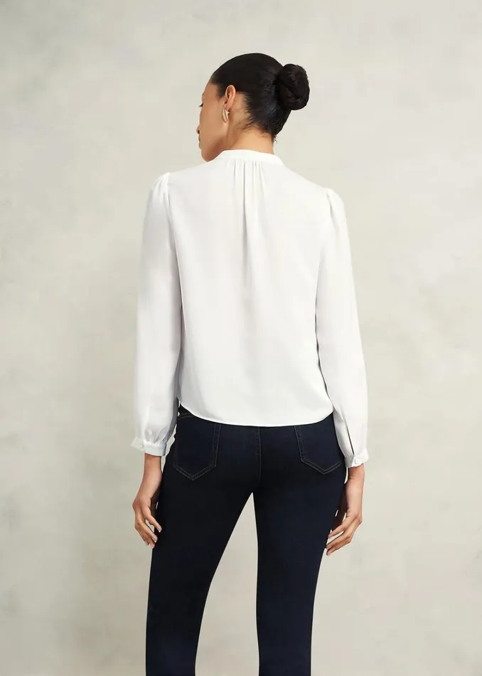 Women Peony Blouse Ivory Hobbs Tops