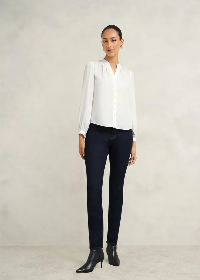 Women Peony Blouse Ivory Hobbs Tops