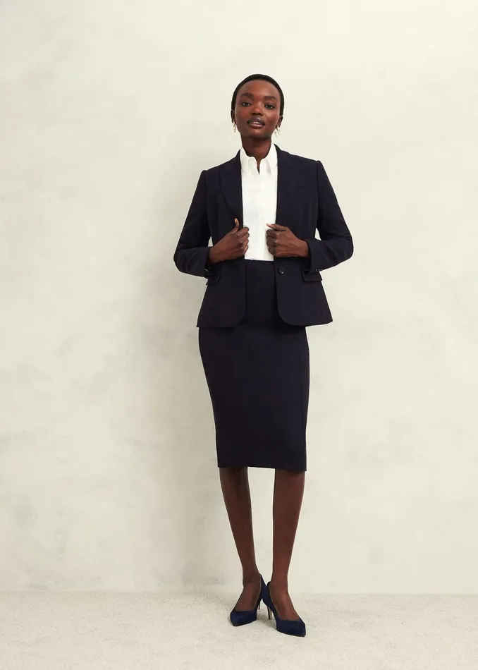 Women Petite Aly Jacket Navy Hobbs Coats and Jackets