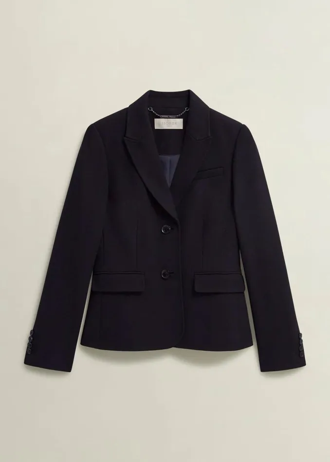 Women Petite Aly Jacket Navy Hobbs Coats and Jackets