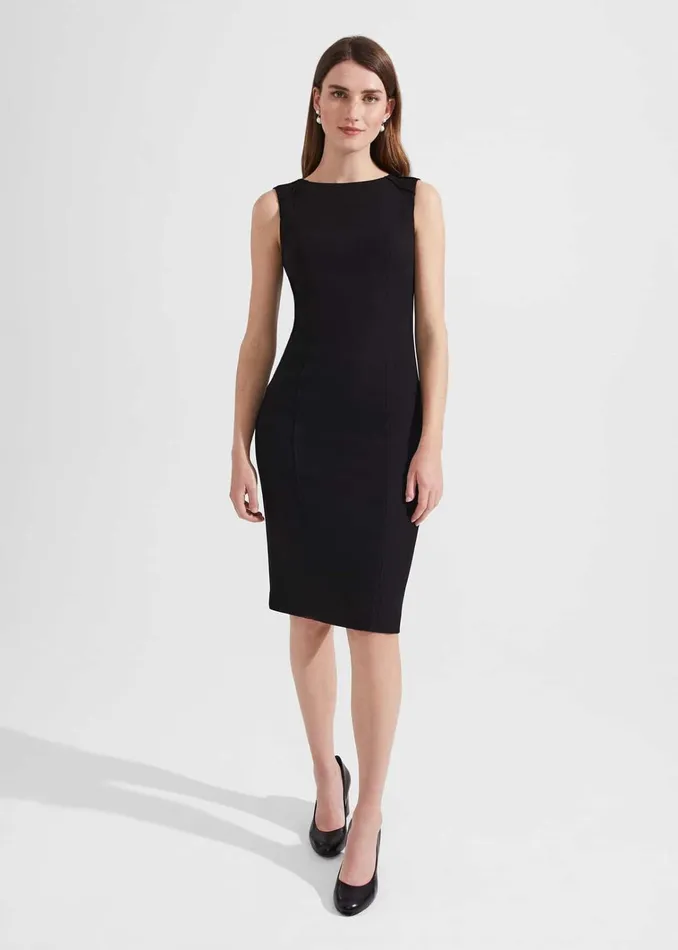 Women Petite Charley Dress Black Hobbs Dresses and Jumpsuits