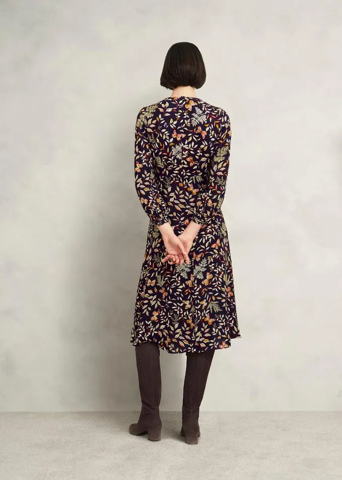 Women Petite Zainah Dress Navy Multi Hobbs Dresses and Jumpsuits