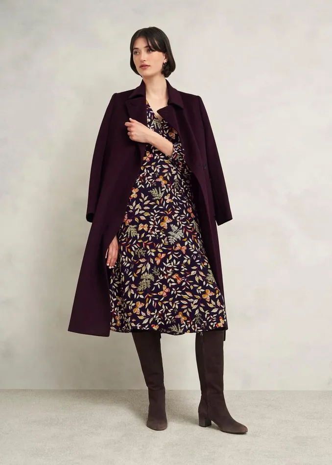 Women Petite Zainah Dress Navy Multi Hobbs Dresses and Jumpsuits