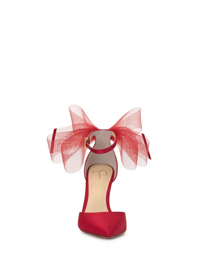 Women Phindies Pump In Red Muse Jessica Simpson Pumps