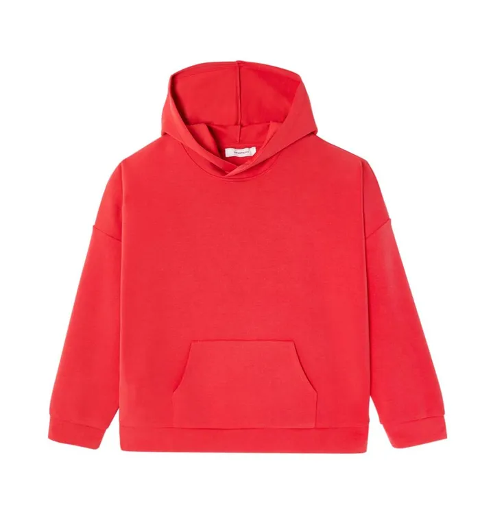 Women Plain Hoodie 8211 Cherry Red Promod Jumpers And Cardigans Women Plain Hoodie 8211 Cherry Red Promod Jumpers And Cardigans