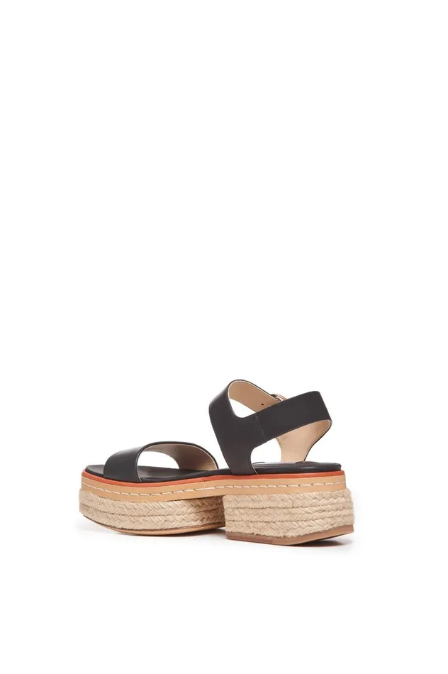 Women Platforms Gabriela Hearst Ryka Platform Sandal In Black Leather