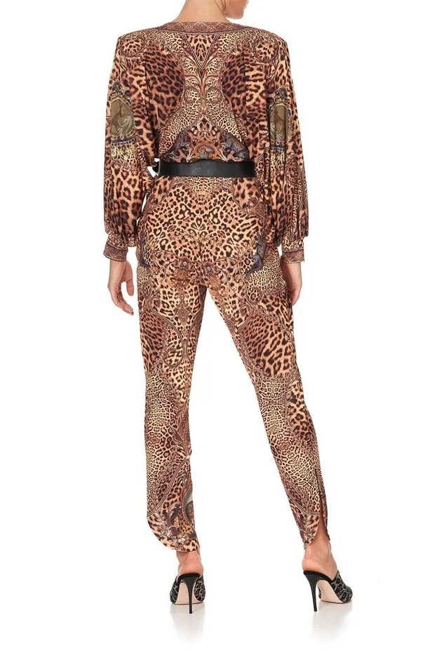 Women Playsuits and Jumpsuits Camilla Jersey Twist Front Jumpsuit Lady Lodge