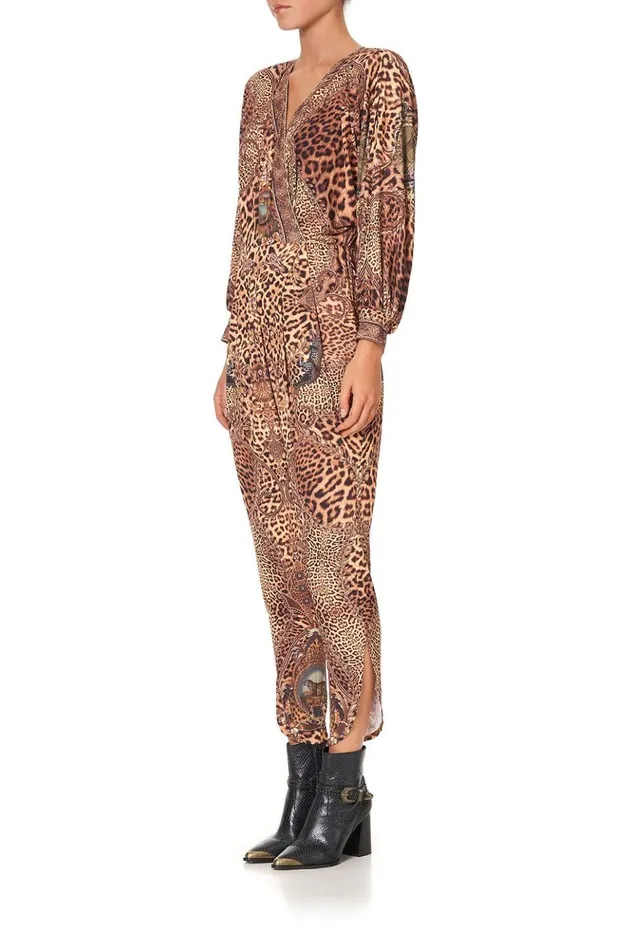 Women Playsuits and Jumpsuits Camilla Jersey Twist Front Jumpsuit Lady Lodge