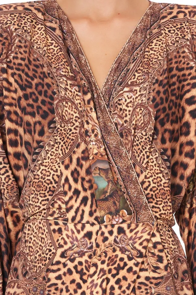 Women Playsuits and Jumpsuits Camilla Jersey Twist Front Jumpsuit Lady Lodge