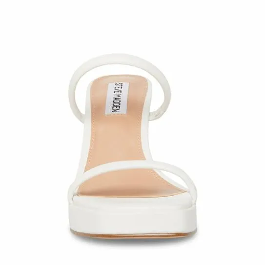 Women POLLY WHITE White Steve Madden Heels Women POLLY WHITE White Steve Madden Heels
