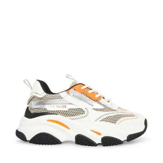 Women POSSESSION GREYWHITE Grey White Steve Madden Sneakers