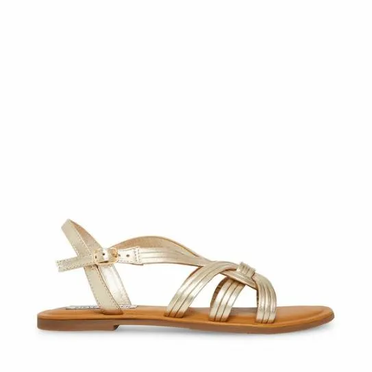 Women PRIM GOLD Gold Steve Madden Sandals