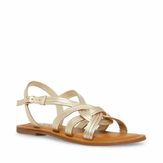 Women PRIM GOLD Gold Steve Madden Sandals Women PRIM GOLD Gold Steve Madden Sandals