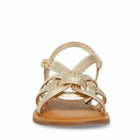 Women PRIM GOLD Gold Steve Madden Sandals Women PRIM GOLD Gold Steve Madden Sandals
