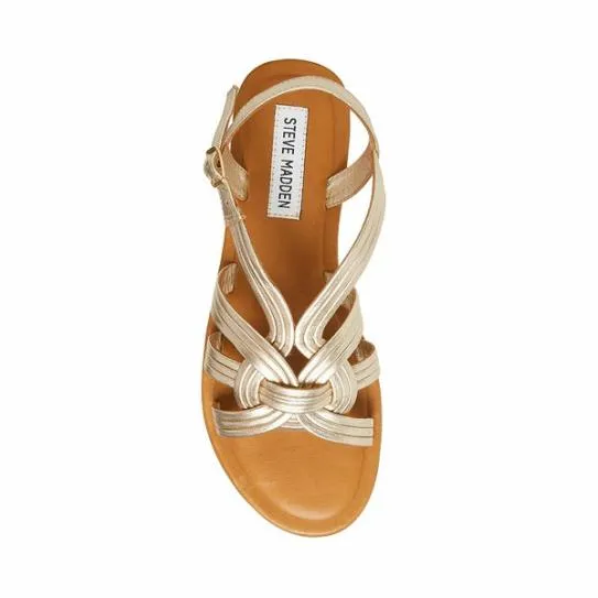 Women PRIM GOLD Gold Steve Madden Sandals Women PRIM GOLD Gold Steve Madden Sandals