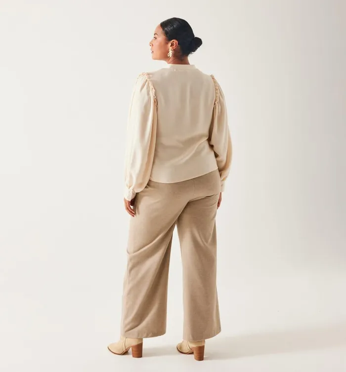Women PuffSleeved Shirt 8211 Beige Promod Shirts And Tunics Women PuffSleeved Shirt 8211 Beige Promod Shirts And Tunics