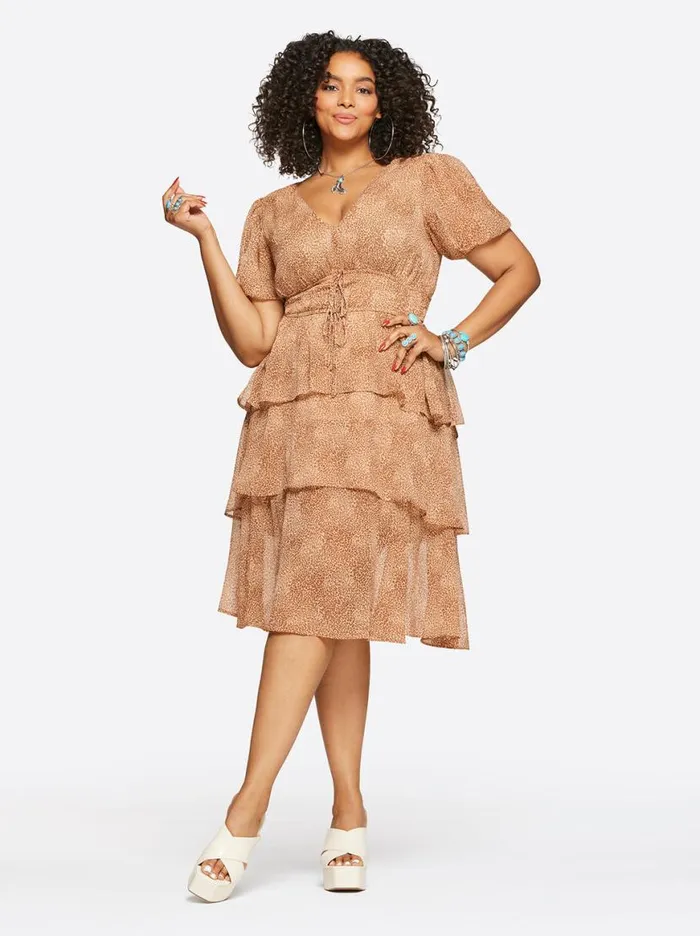 Women Ramsey Dress In Winding Leopard Jessica Simpson Dresses