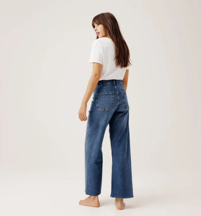 Women RawCut High Waist Jeans 8211 Denim Promod Jeans Women RawCut High Waist Jeans 8211 Denim Promod Jeans